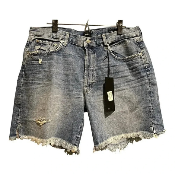 NWT Edwin Denim 7” CAI Short In Color Viva | Size 34 - Picture 1 of 9